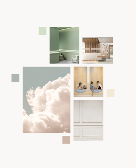 Michaela Fuchs interior architecture - Projekt - Praxis - Moodboard